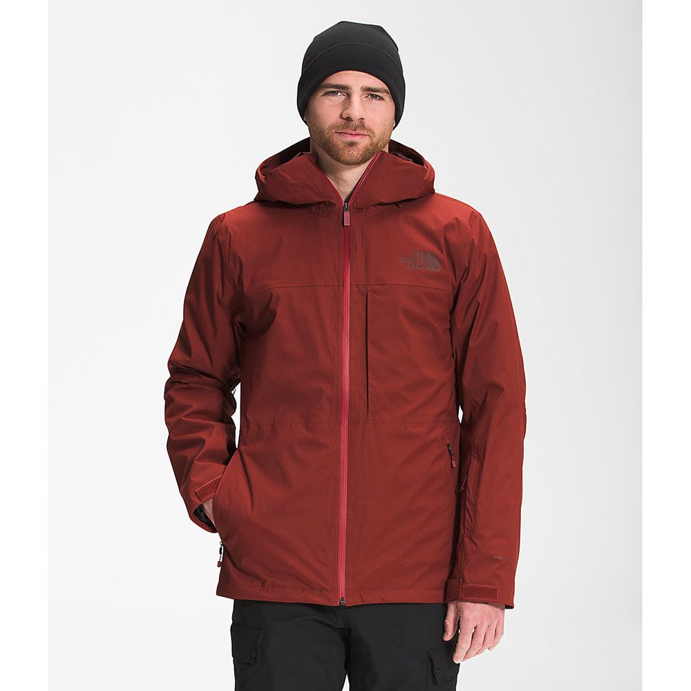 The North Face 3-In-1 Jackets Mens Australia - The North Face Thermoball™ Eco Snow Triclimate® Red (